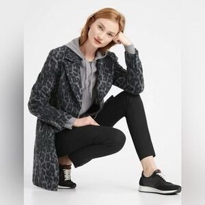 Banana Republic LEOPARD TOP COAT Small